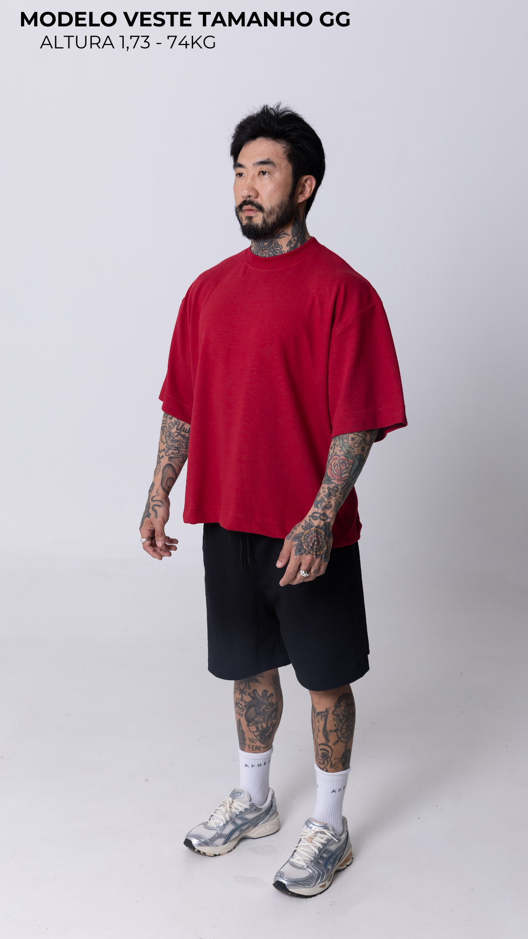 CAMISETA BOXY OVERSIZED VERMELHA