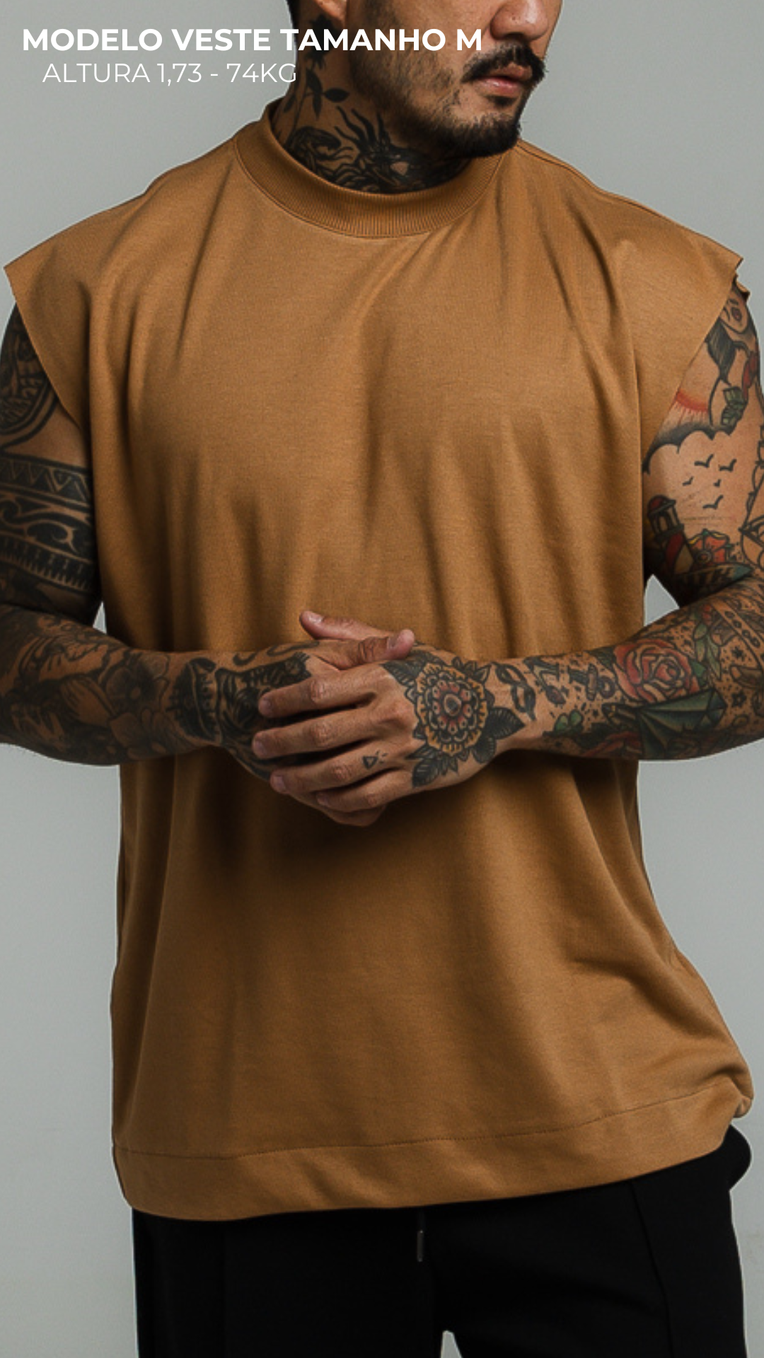 REGATA MACHÃO CARAMEL