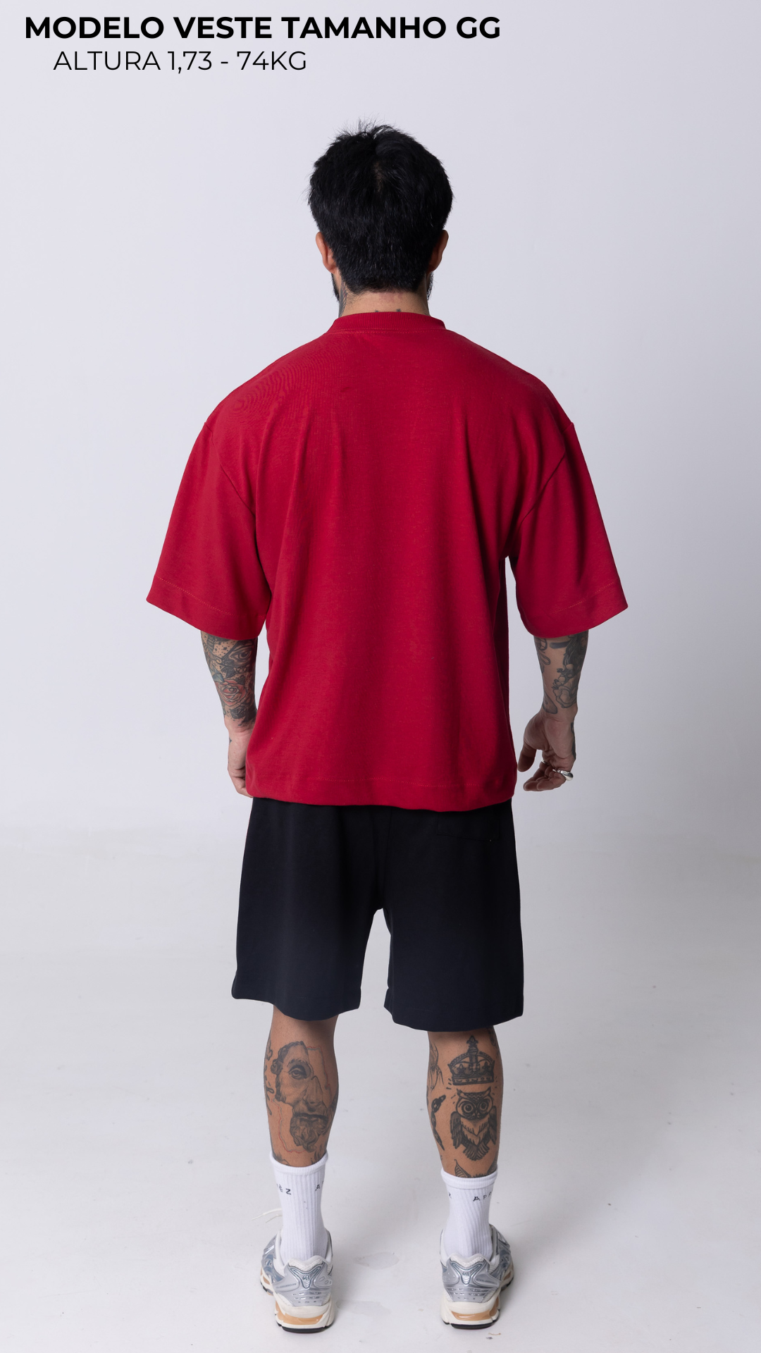 CAMISETA BOXY OVERSIZED VERMELHA