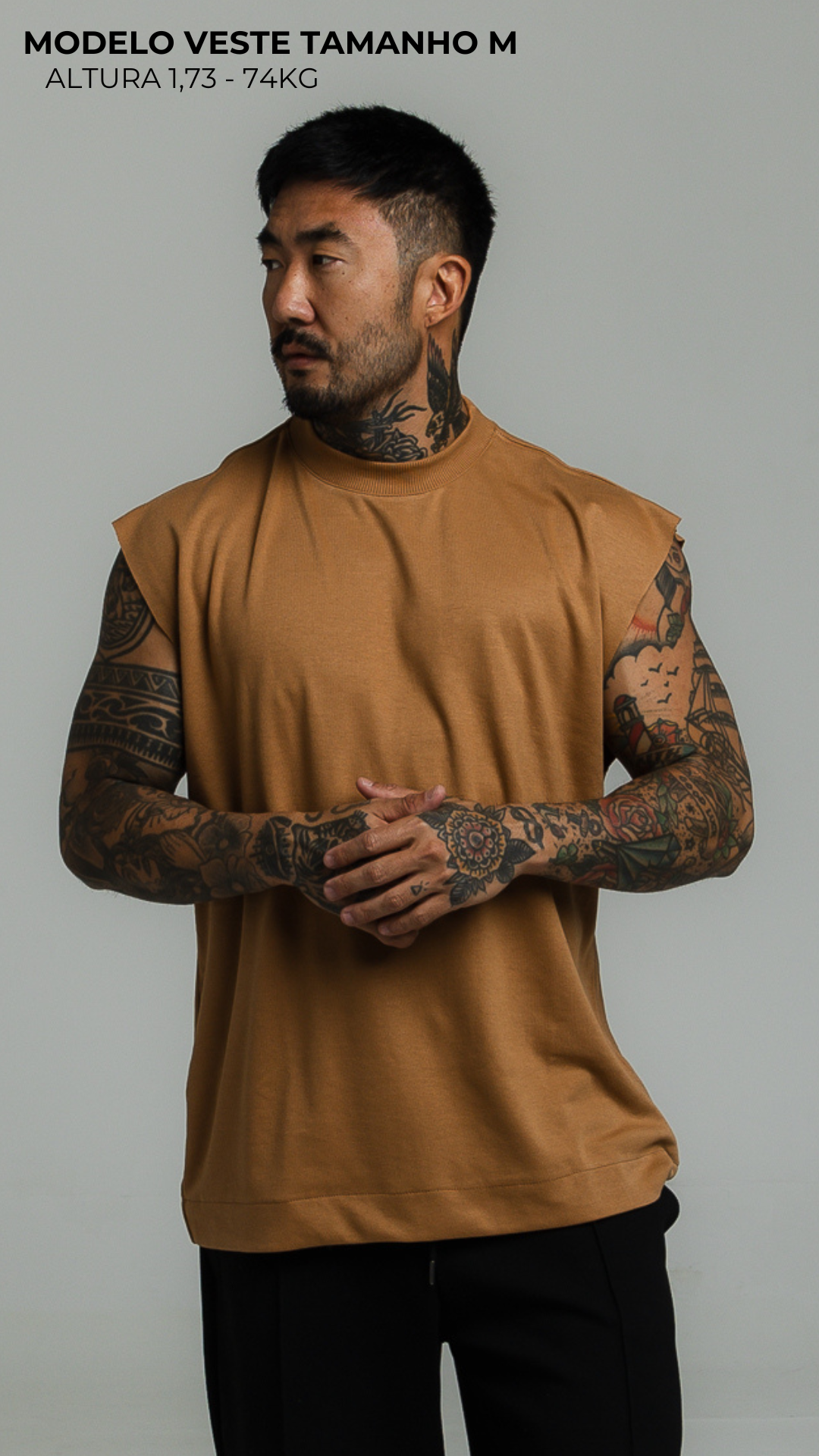 REGATA MACHÃO CARAMEL
