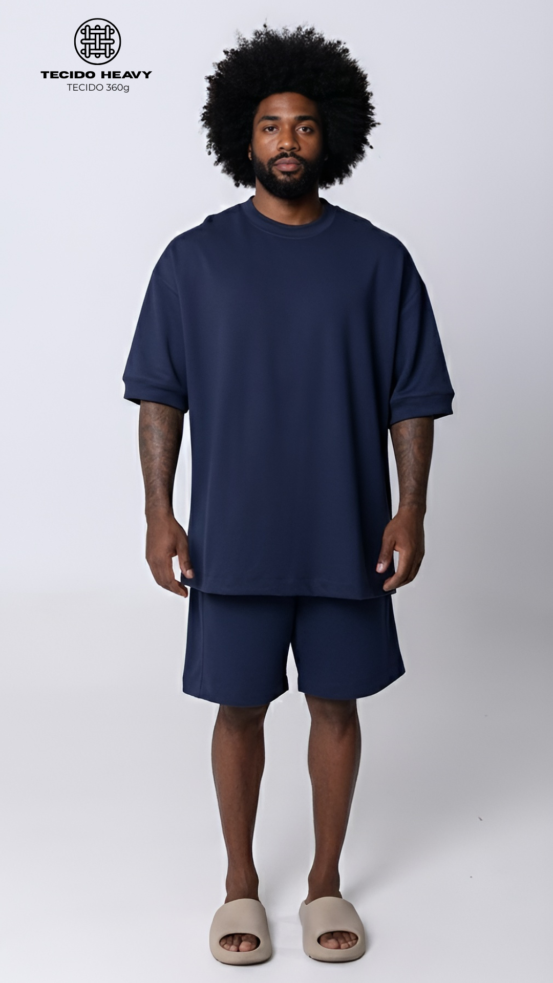 CONJUNTO REGULAR FIT AZUL NAVAL