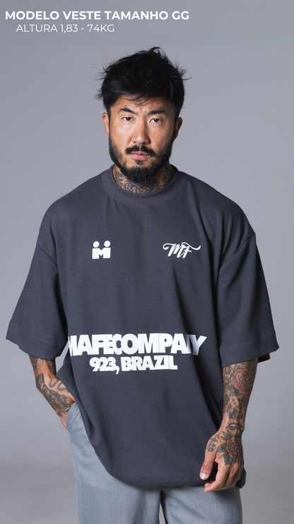 CAMISETA OVERSIZED SPORTCORE CINZA ASFALTO