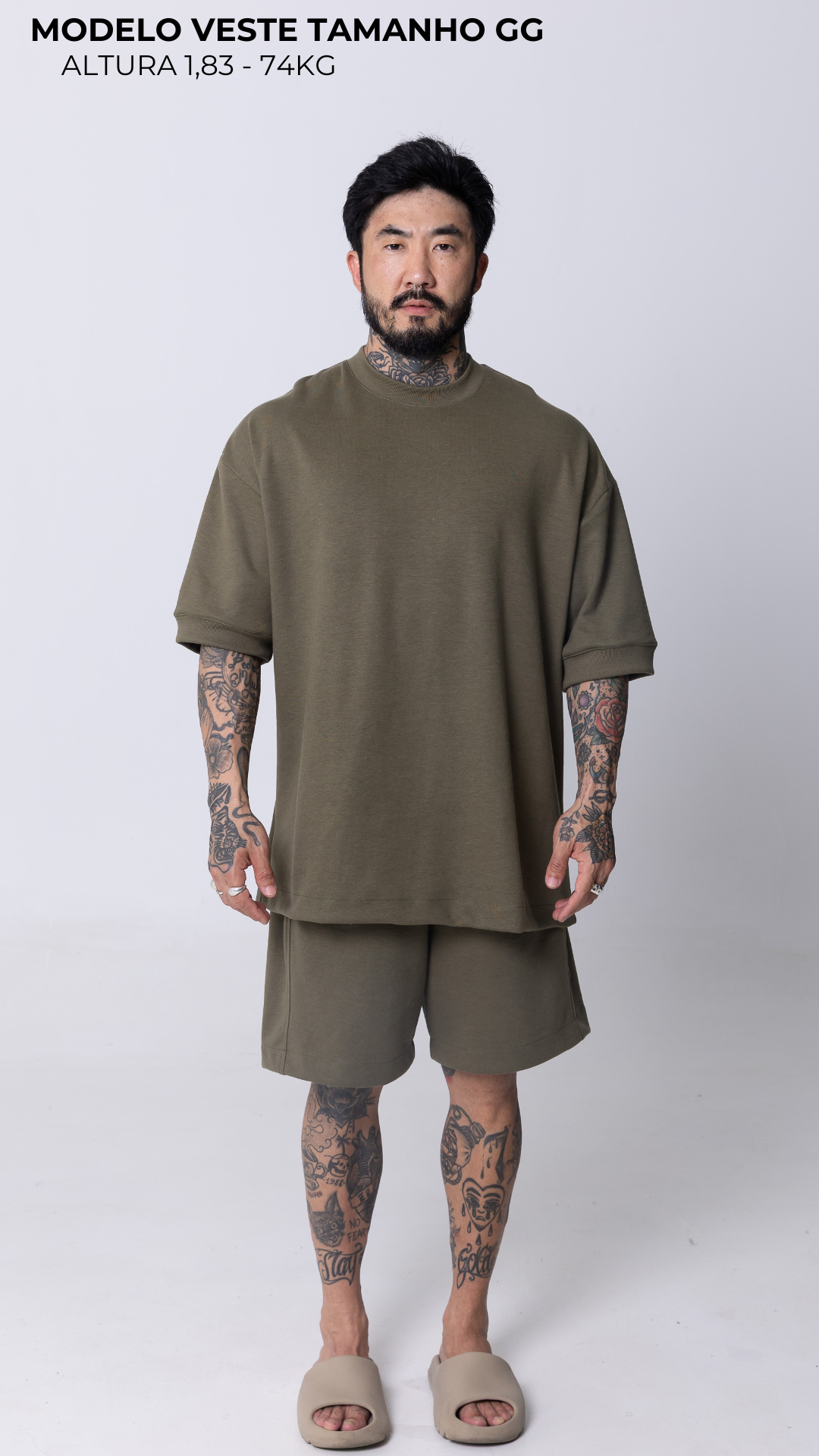 CONJUNTO MOLETOM REGULAR FIT VERDE
