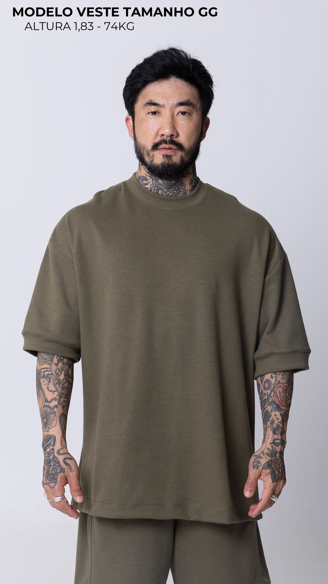 CONJUNTO MOLETOM REGULAR FIT VERDE