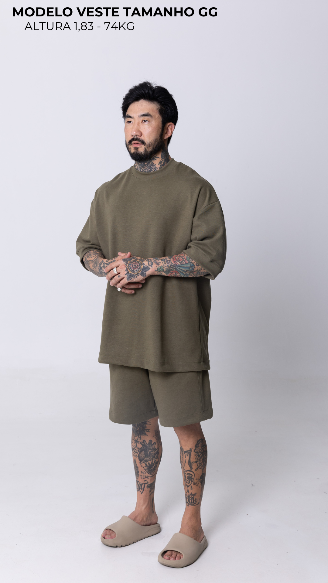 CONJUNTO MOLETOM REGULAR FIT VERDE