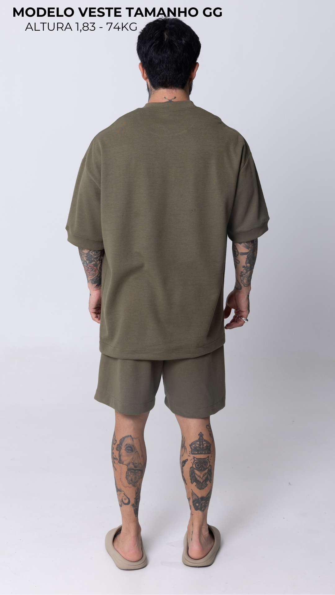 CONJUNTO MOLETOM REGULAR FIT VERDE