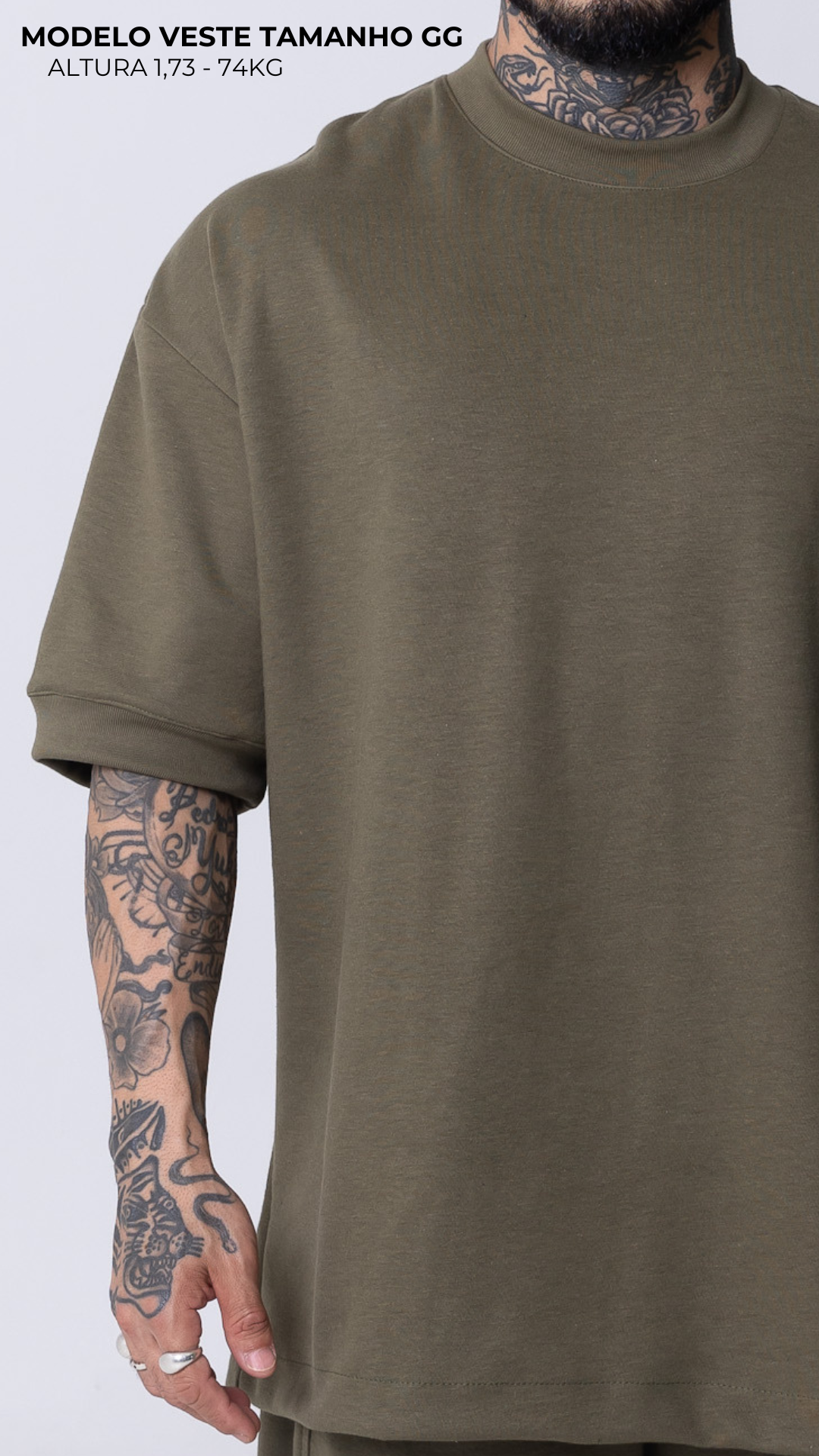 CAMISETA REGULAR FIT VERDE