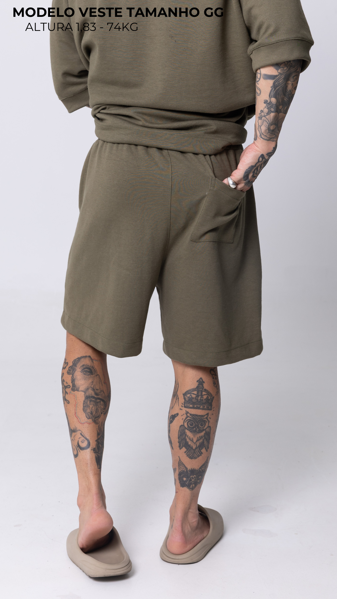 CONJUNTO MOLETOM REGULAR FIT VERDE