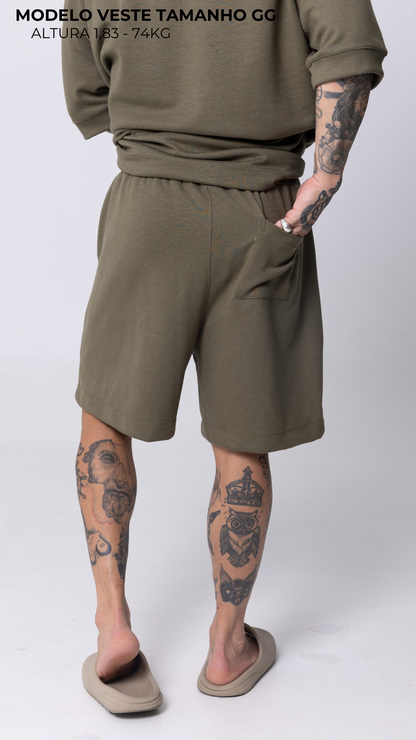CONJUNTO MOLETOM REGULAR FIT VERDE