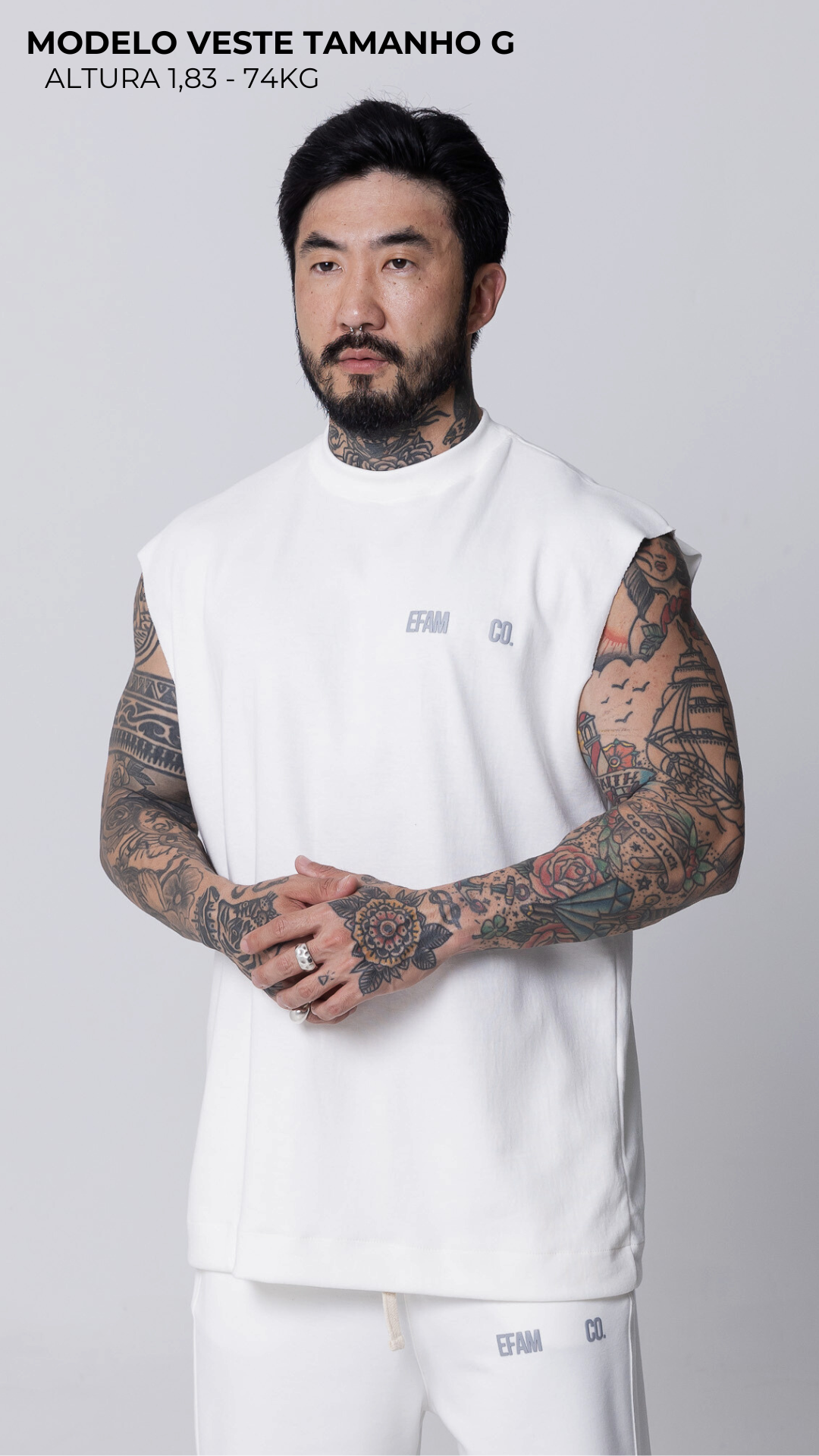 CONJUNTO REGATA MACHÃO OFF WHITE