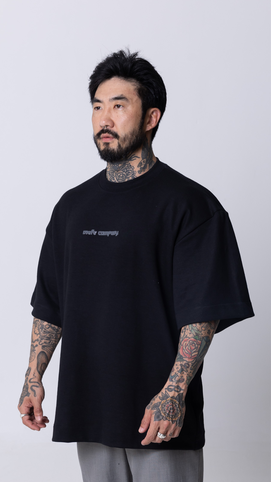 CONJUNTO OVERSIZED HEAVY EDITION — PRETO 923