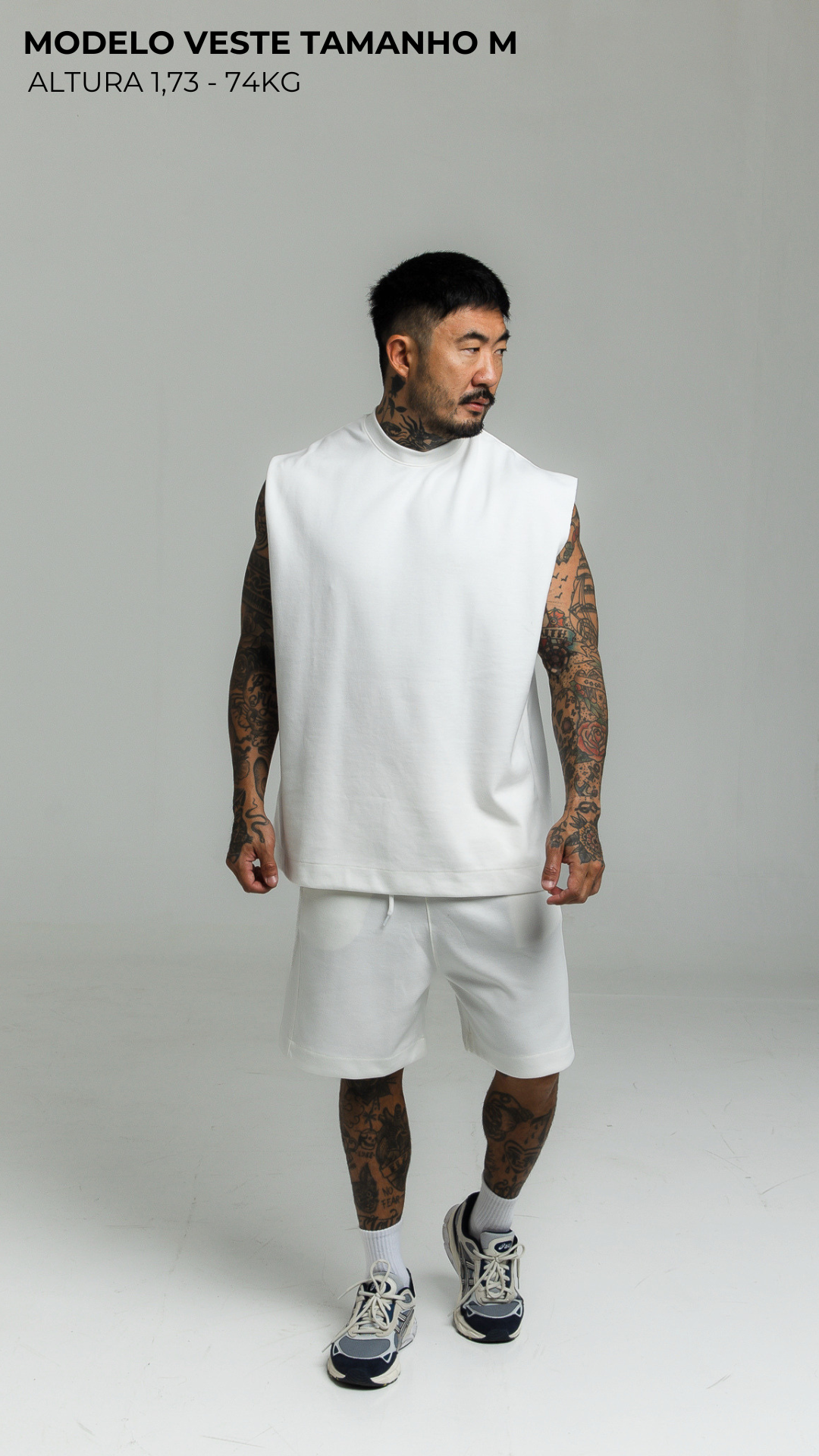 CONJUNTO REGATA MACHÃO OFF WHITE LISO