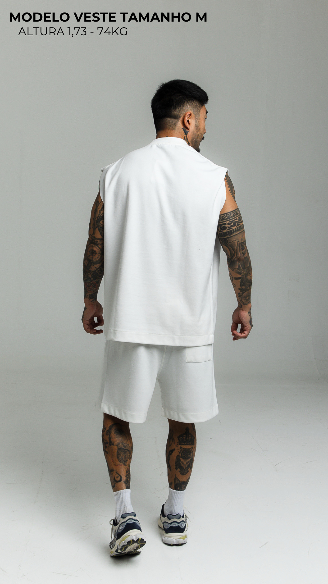 CONJUNTO REGATA MACHÃO OFF WHITE LISO