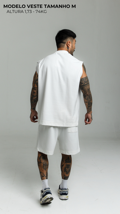 CONJUNTO REGATA MACHÃO OFF WHITE LISO