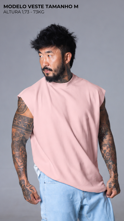 REGATA MACHÃO ROSA