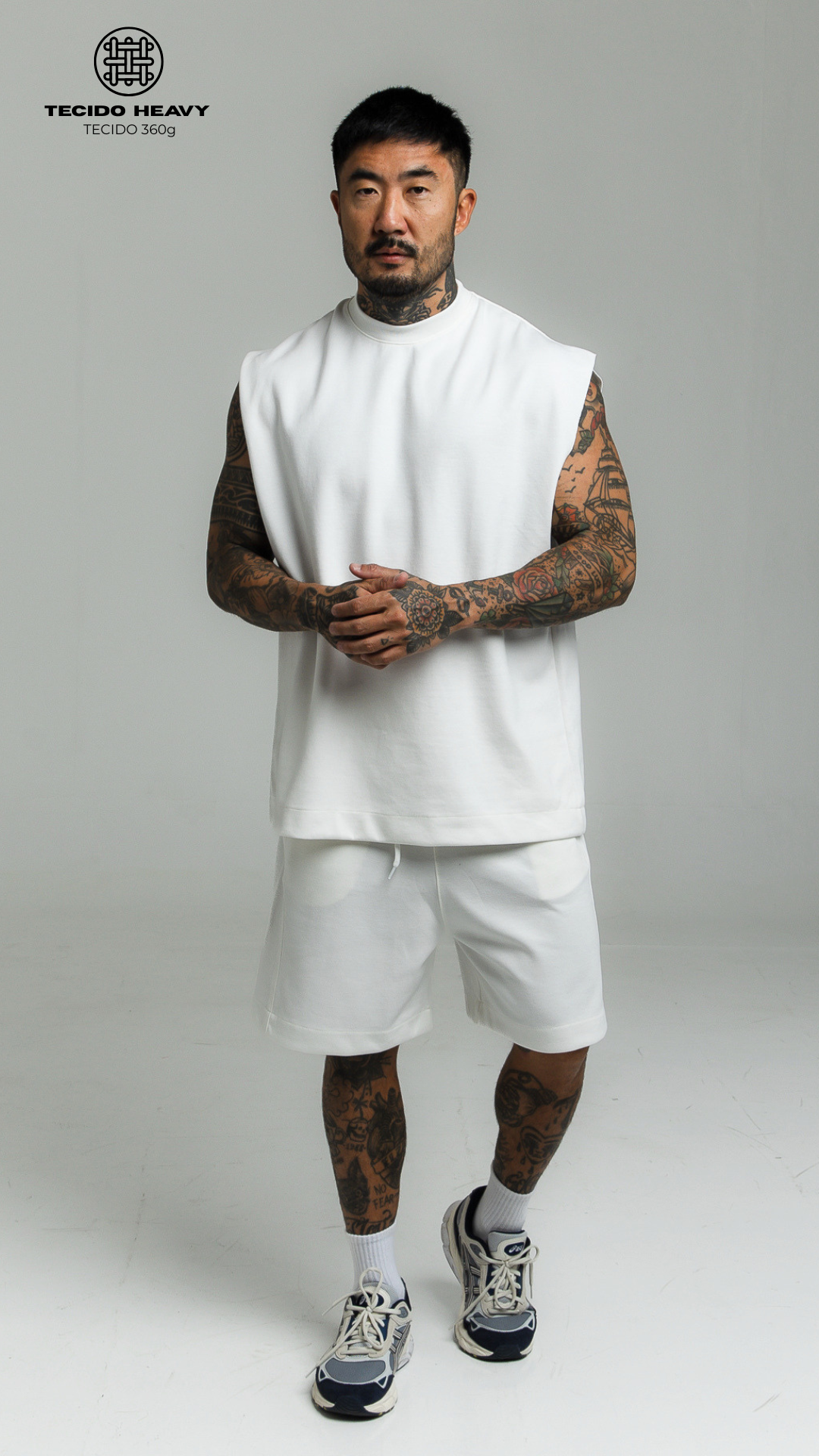 CONJUNTO REGATA MACHÃO OFF WHITE LISO