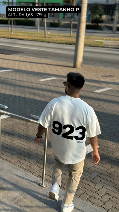 CAMISETA OVERSIZED OFF WHITE 923 EXCLUSIVA