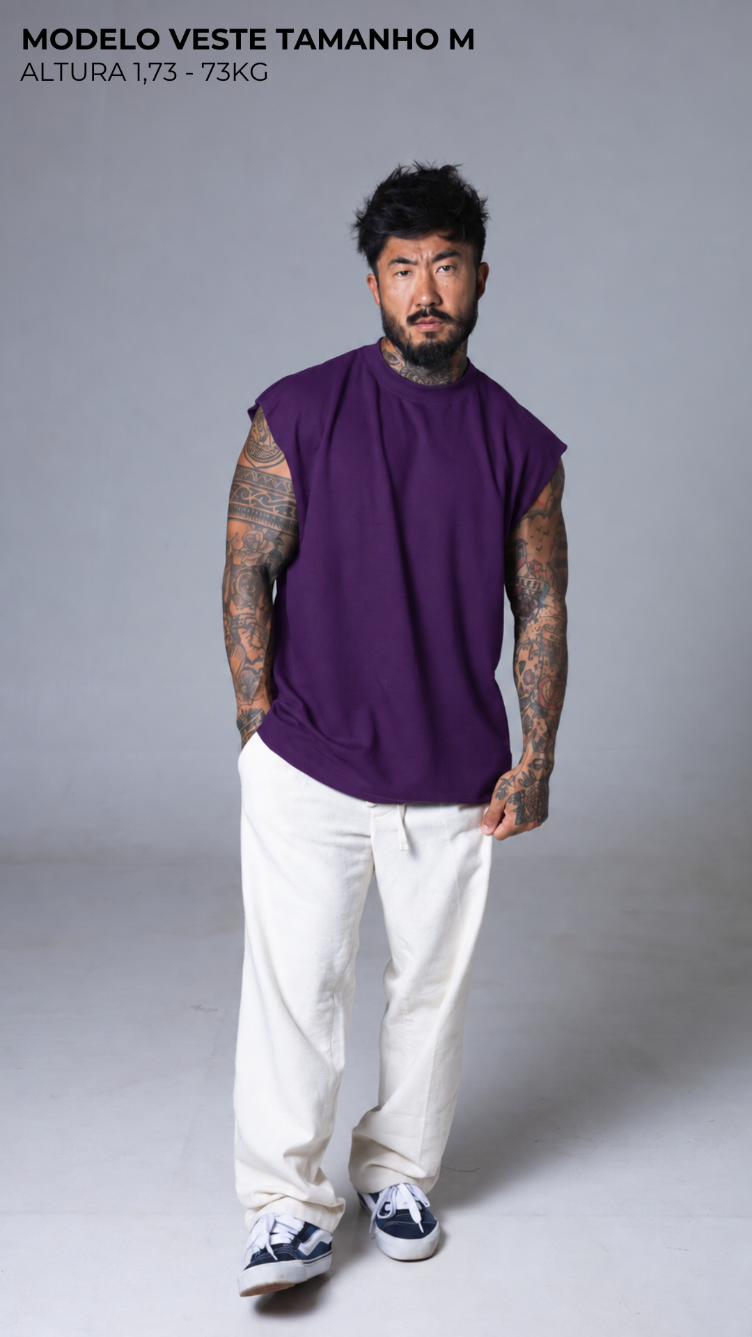 REGATA MACHÃO VIOLETA