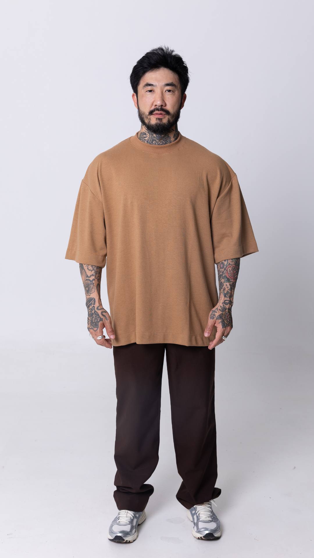 CAMISETA OVERSIZED CARAMEL