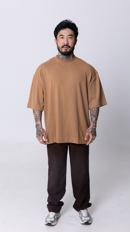 CAMISETA OVERSIZED CARAMEL