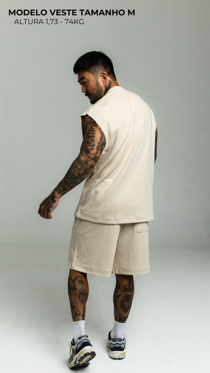 CONJUNTO REGATA MACHÃO CREAM