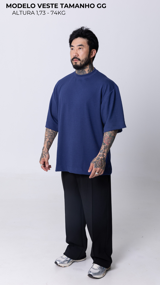 CAMISETA OVERSIZED AZUL MARINHO