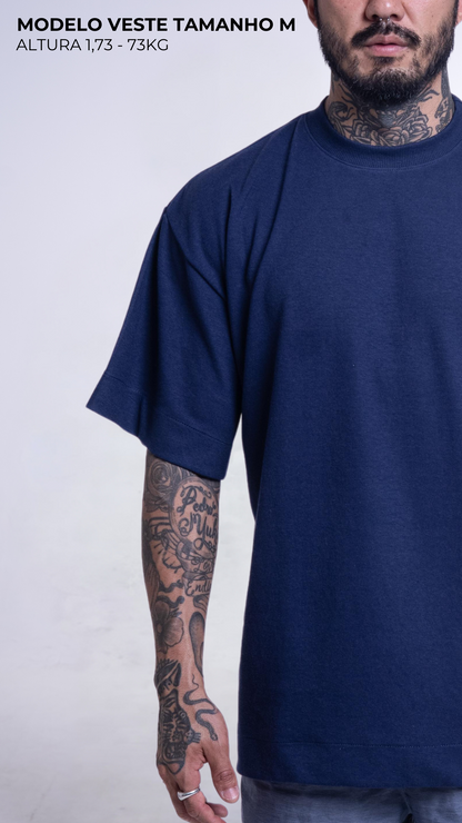 CAMISETA OVERSIZED AZUL MARINHO