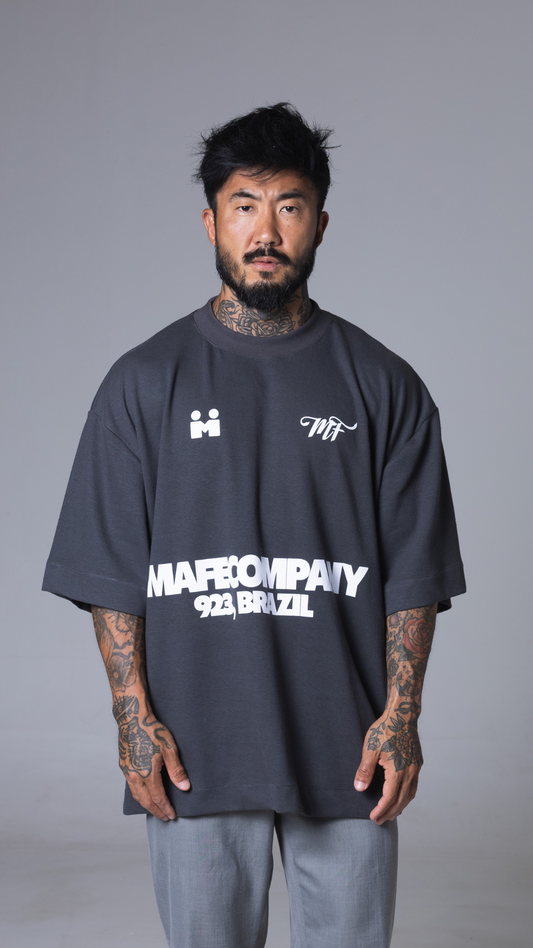 CAMISETA OVERSIZED SPORTCORE CINZA ASFALTO