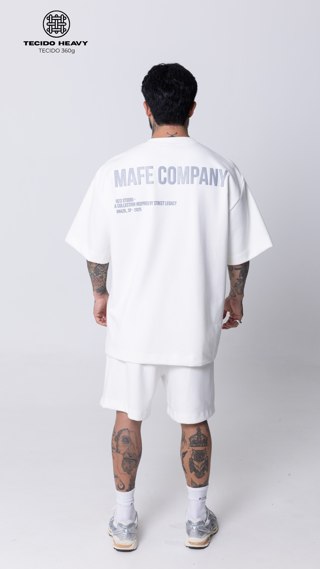 CONJUNTO OVERSIZED HEAVY EDITION — OFF WHITE LEGACY