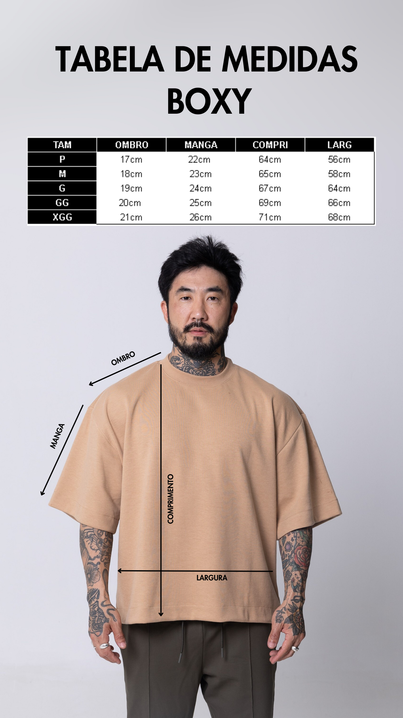 CAMISETA BOXY OVERSIZED MOCHA