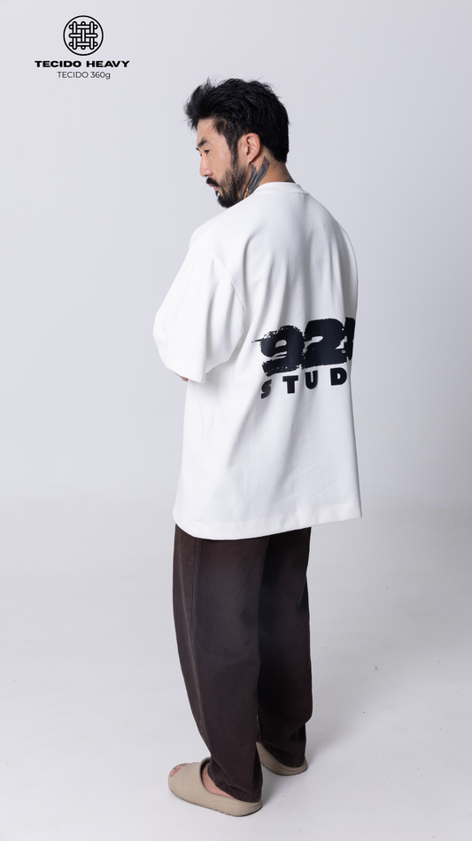 CAMISETA OVERSIZED HEAVY EDITION — OFF WHITE 923