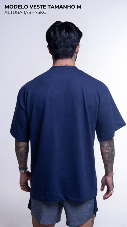 CAMISETA OVERSIZED AZUL MARINHO