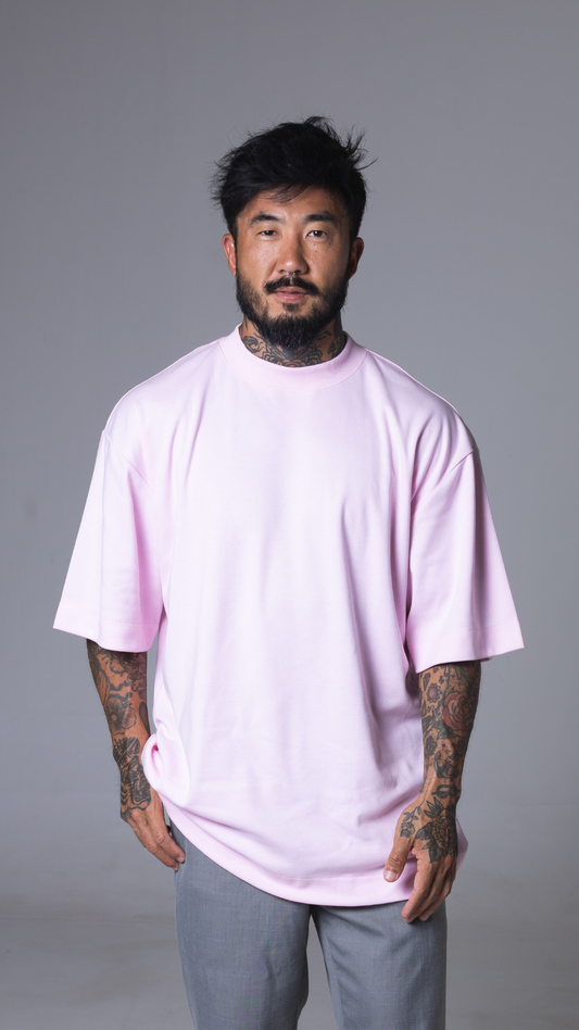 CAMISETA OVERSIZED MASCULINA ROSA