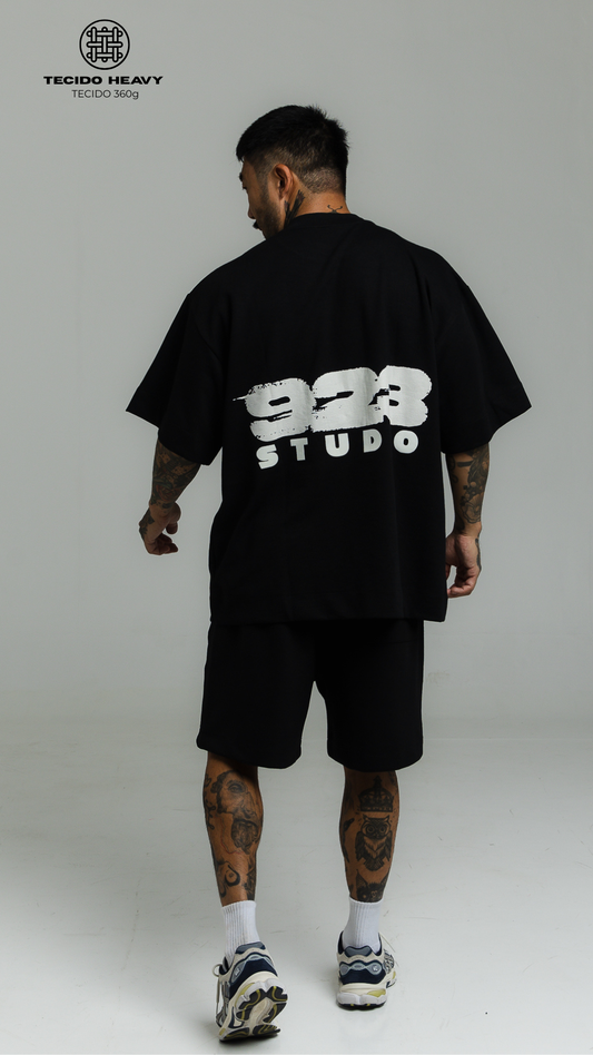CONJUNTO OVERSIZED HEAVY EDITION — PRETO 923