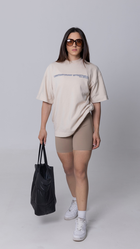 CAMISETA OVERSIZED MOLETOM CONTEMPORANY