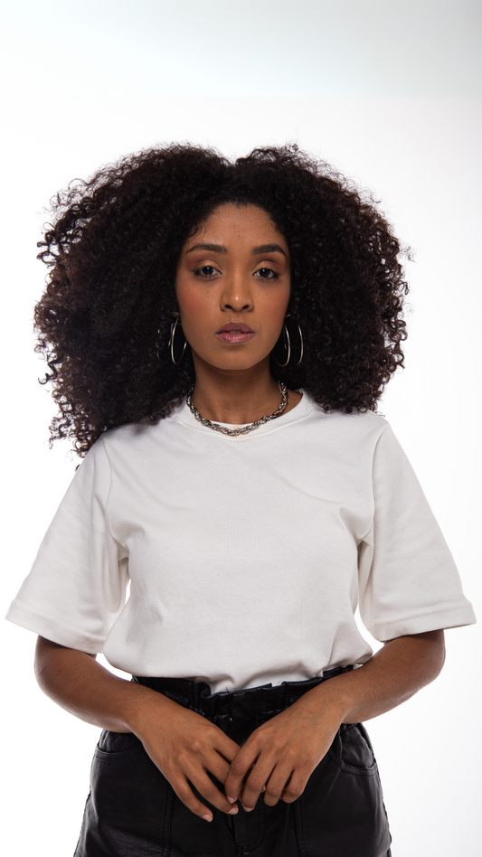 CAMISETA FEMININA SLIM OFF WHITE
