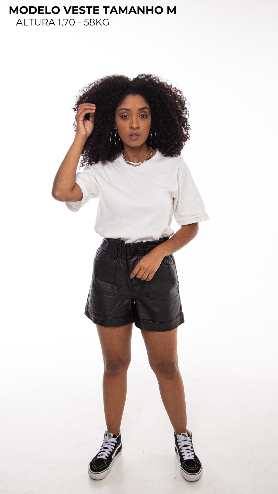 CAMISETA FEMININA SLIM OFF WHITE
