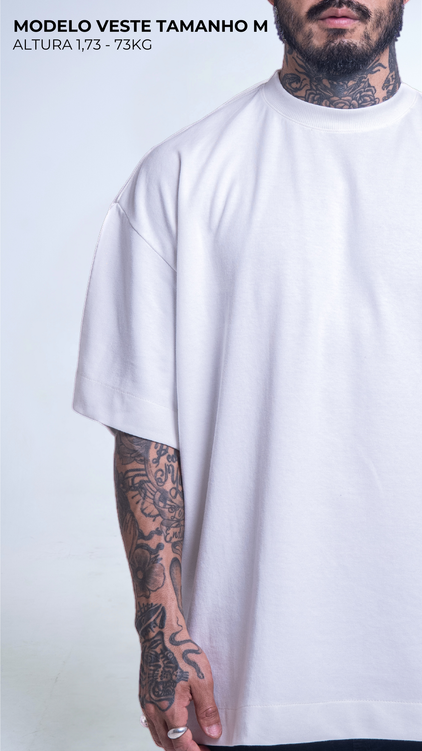 CAMISETA OVERSIZED OFF WHITE