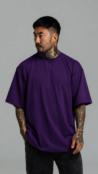 CAMISETA OVERSIZED VIOLETA