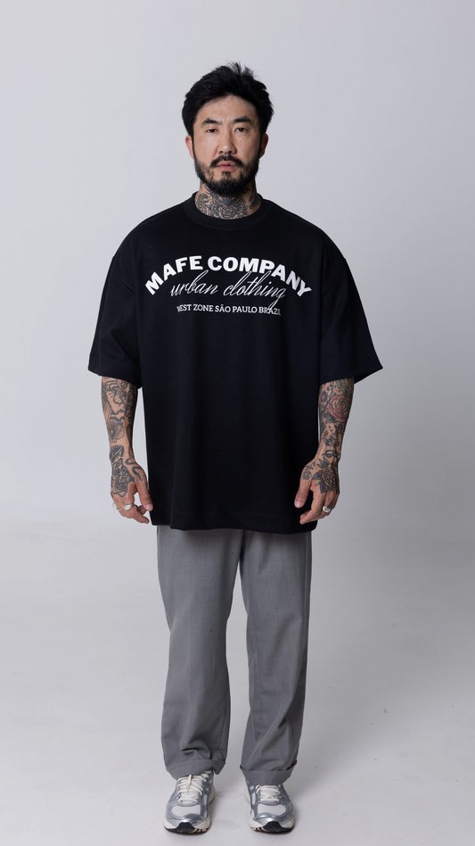 CAMISETA OVERSIZED PRETA URBAN CLOTHING