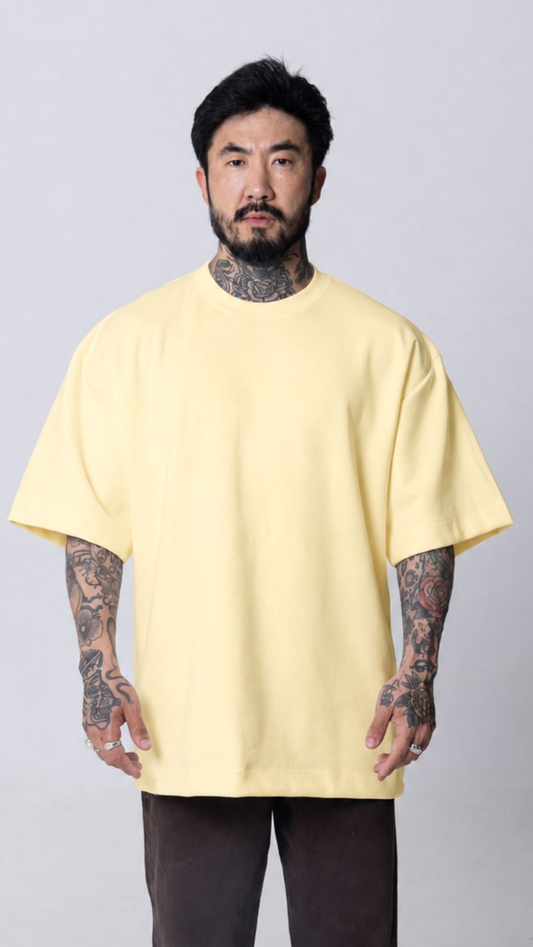 CAMISETA OVERSIZED AMARELO MANTEIGA