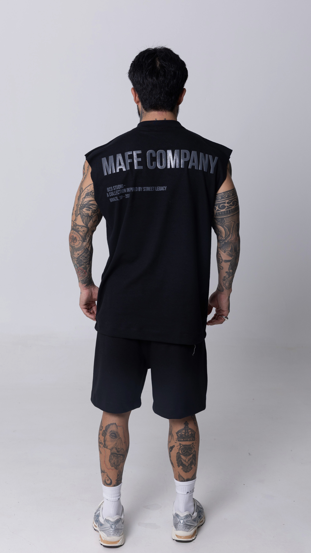 CONJUNTO REGATA MACHÃO PRETA