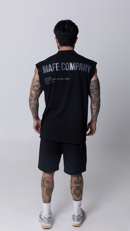 CONJUNTO REGATA MACHÃO PRETA