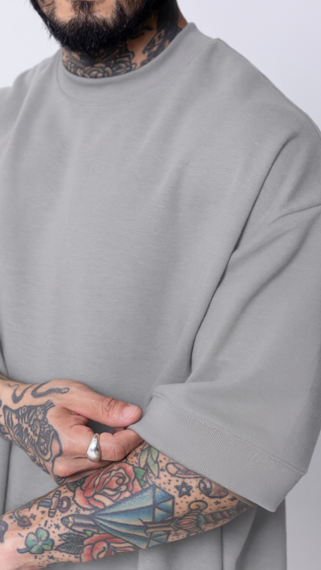 CONJUNTO REGULAR FIT CINZA GELATO