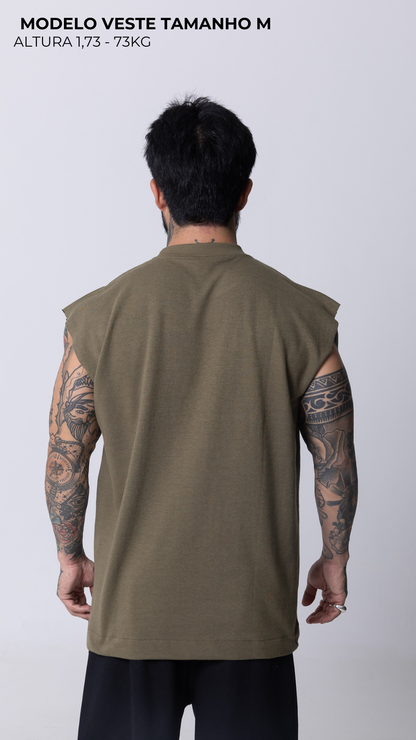 CONJUNTO REGATA MACHÃO VERDE AZEITONA LISO