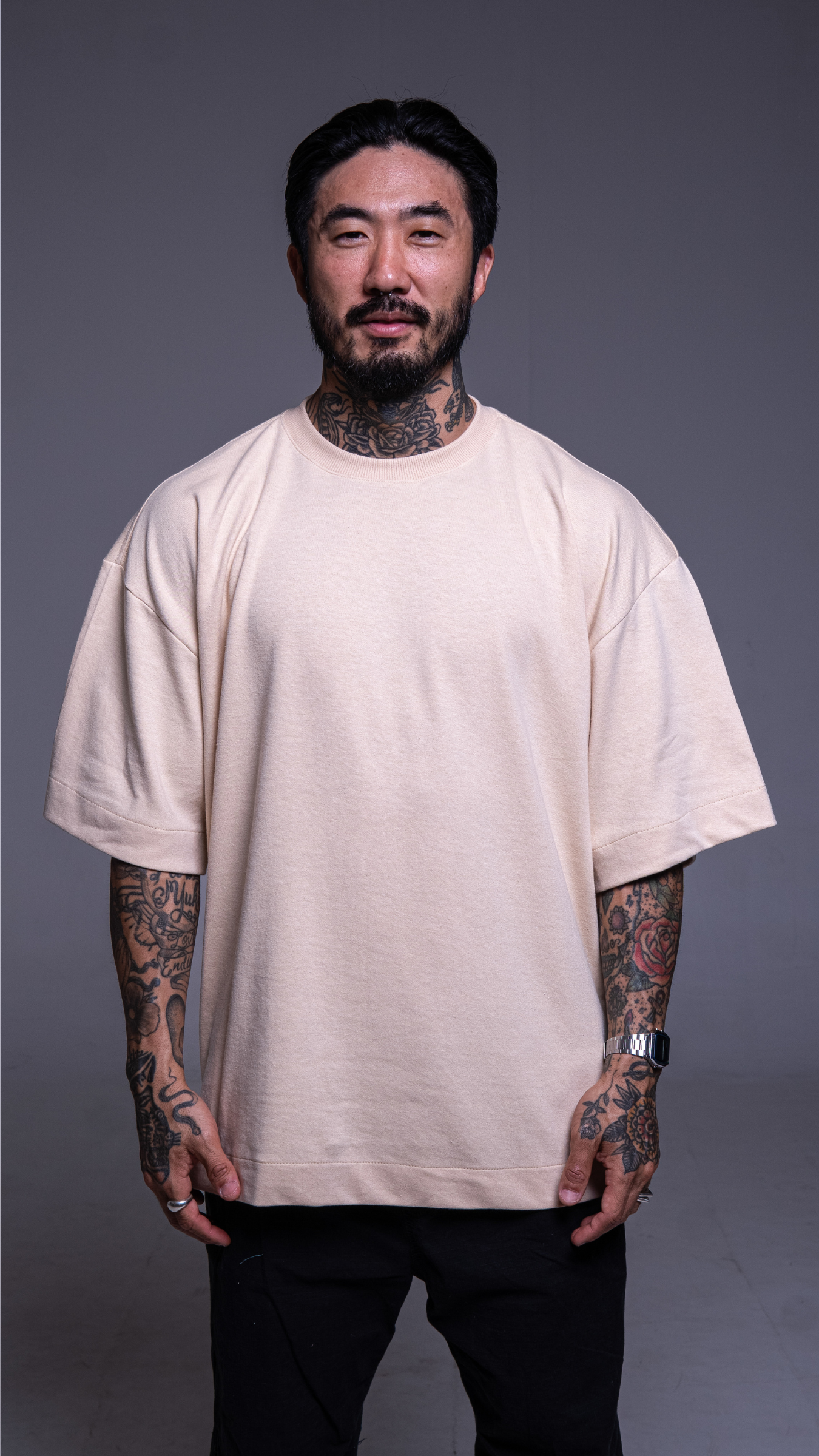 Camiseta Oversized vanilla