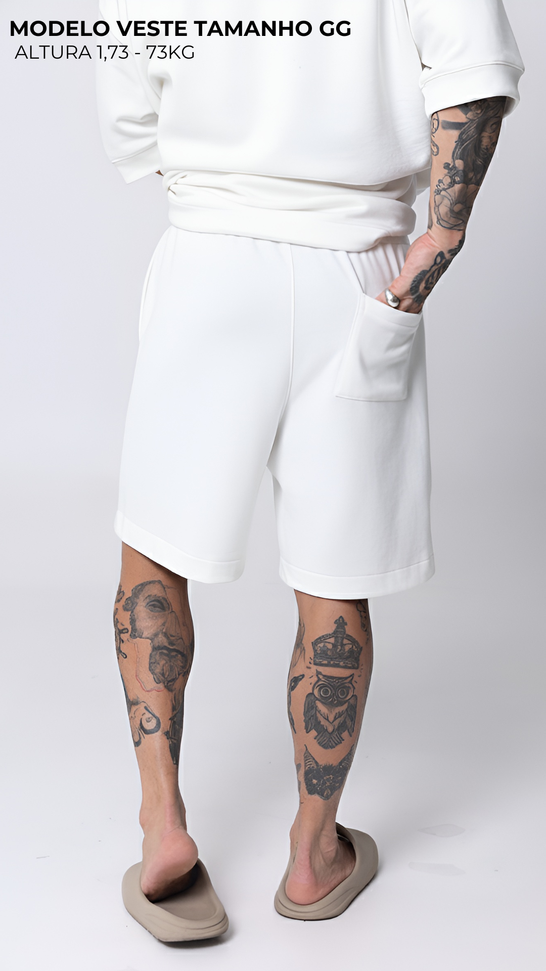 CONJUNTO REGULAR FIT OFF WHITE