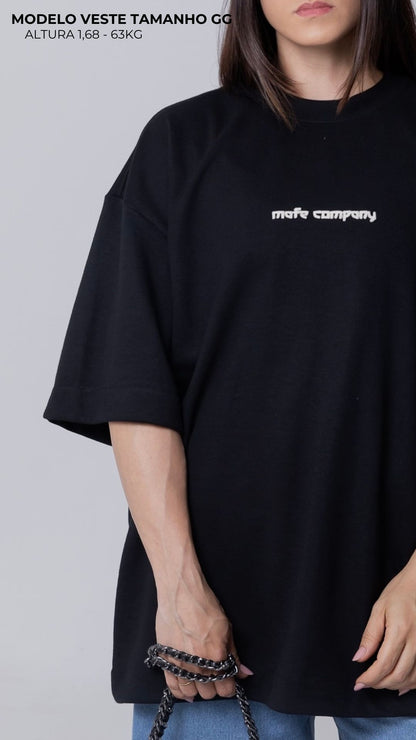 CAMISETA OVERSIZED PRETA 923 STUDIO