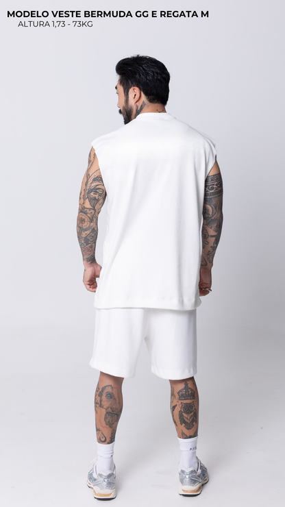 CONJUNTO REGATA MACHÃO OFF WHITE LISO