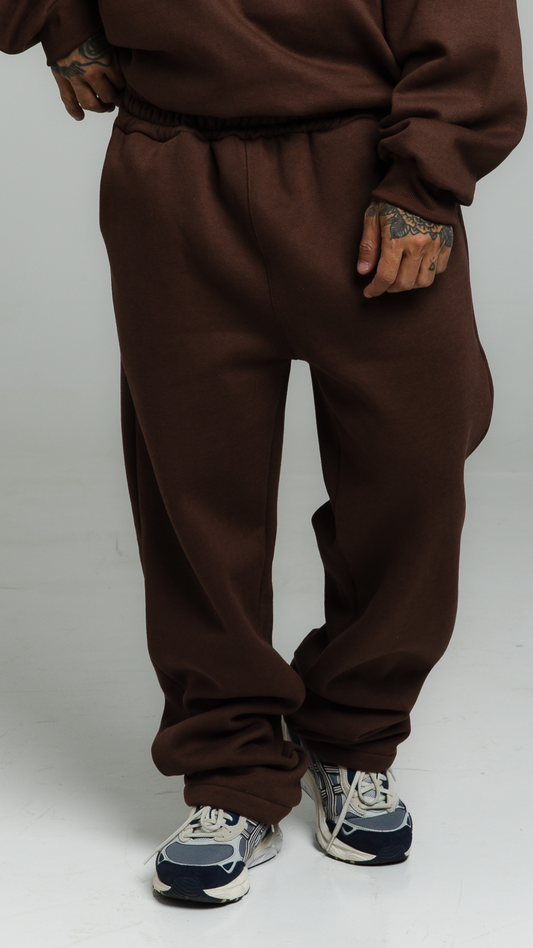 CALÇA DE MOLETOM MARROM